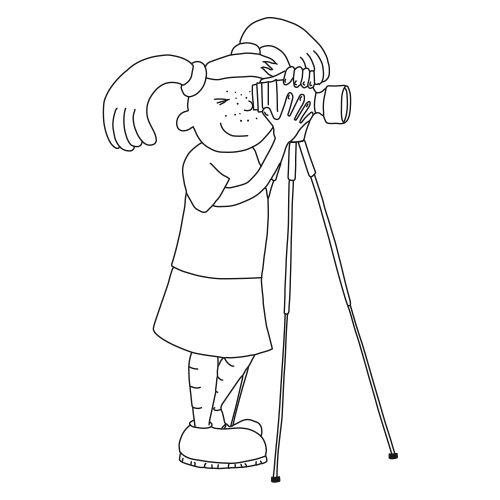 Ida fotografiert